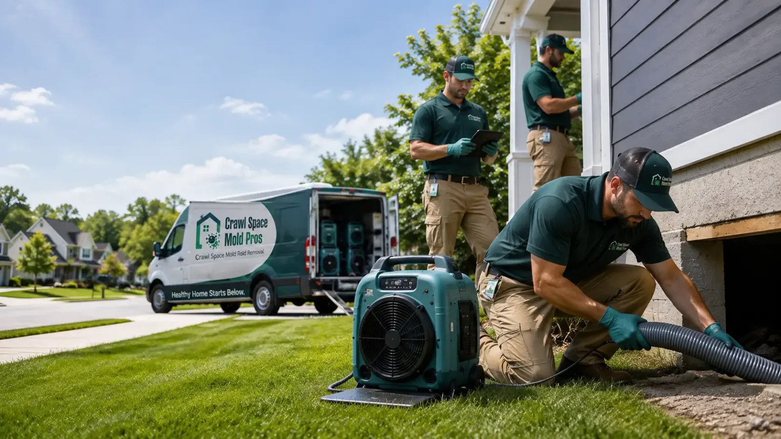 Crawl Space Mold Removal in Philo, CA